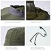 BASSDASH UPF 50+ Mosquito Sun Hat with Hidden Head Net and Neck Flap for Men Women Outdoor Fishing Hiking Camping FH16 Army Green