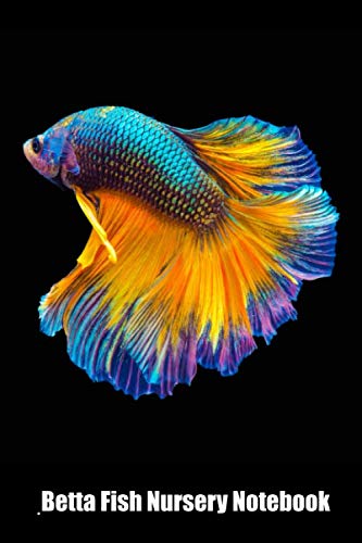 Photo de Betta Fish Nursery Notebook Half moon Tail Siamese Fighting Fish Long tail Magnificent Diary Note: Handbook Tips How to Nursing Idea...