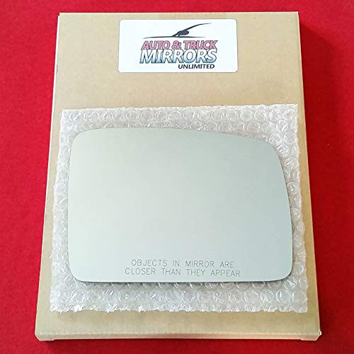 Mirror Glass + Full Size Adhesive Pad For 2005-2009 Land Rover Range Rover Passenger Side Replacement - Dim Fit Over (2005 2006 2007 2008 2009 05 06 07 08 09) #TOP2