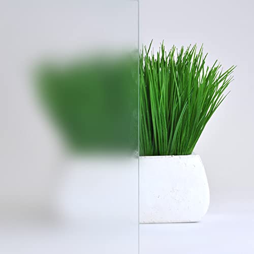 Custom Cut to Size Pattern Frosted (Acid Etch) Tempered Glass 1/4