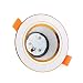 BEXDL światło downlight Zintegrowany zintegrowany złoty PROWADZONY Lampka panelowa 3W 5W 7W Showcase Lampa Okrągły Sufit Wbudowany Zintegrowany Ściana Szafy Ściana W dół Lampa Oświetlenie wewnętrzne W