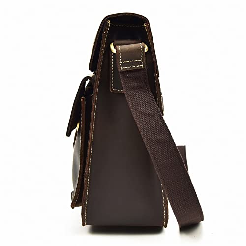 Casual Shoulder bag Men Men's Shoulder Bag Leather Shoulder Messenger Bag Man Purse3