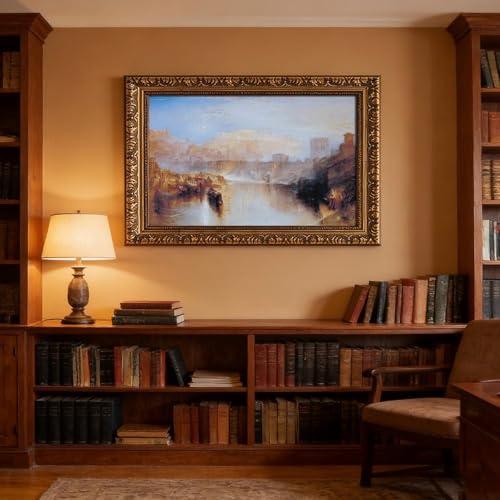 Impression sur toile Rome antique Turner - Décoration murale salon 61x91 - 5