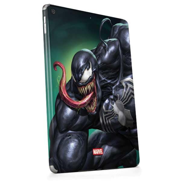 Skinit Decal Tablet Skin Compatible with iPad 9.7in (2017) - Officially Licensed Marvel Venom Symbiote Design