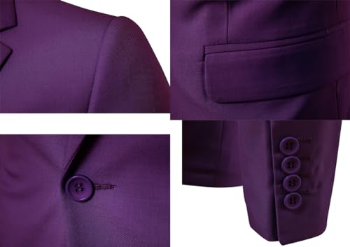 Blazer à un bouton pour homme avec veste de costume à revers échancré