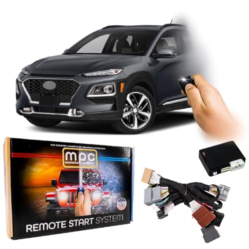 MPC Remote Start Kit Compatible with Hyundai Kona 2018-2021 || Plug and Play || Lock 3X to Start || USA Tech Support
