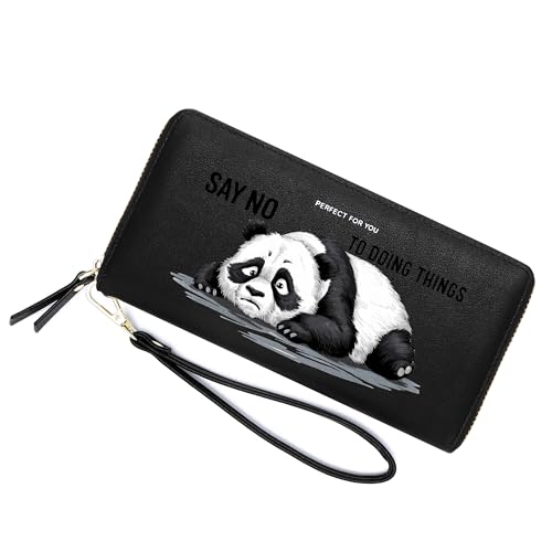 ZRTARY Customized Panda Women's Wallet,Valentine's Day Gift for Lover,Birthday Gift for Son Daughter,Graduation Gift for Classmates and Teachers 1305l