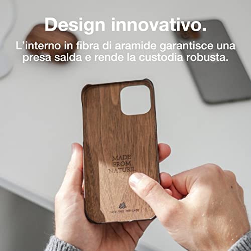 Woodcessories - Cover Compatibile con iPhone 12/12...