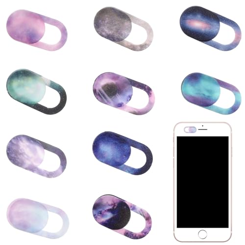 Classicseali - Lot de 10 housses pour appareil photo d'ordinateur portable, webcam, webcam, protection pour ordinateur portable, protection de l'appareil photo for PC, smartphone, tablette