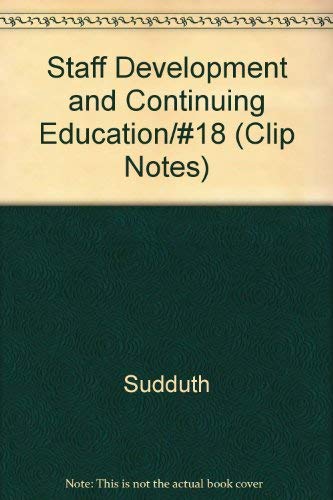 Staff Development and Continuing Education (CLI... 0838977154 Book Cover