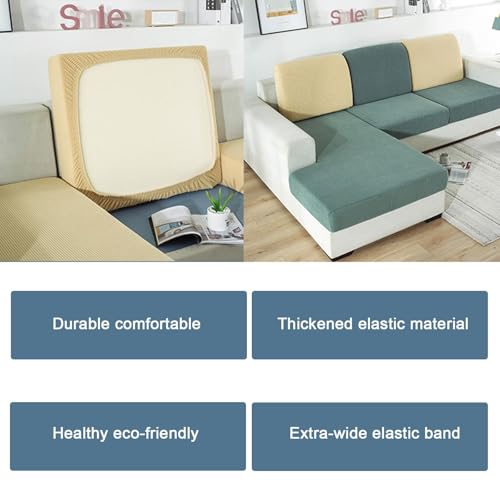 Housse de coussin de canapé extensible 1 place style 8