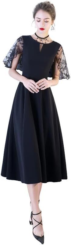 ワンピース ドレス 大人 ピアノ 発表会 透明感あり 演奏会用ドレス イブニングドレス 大きいサイズ ミモレ丈 ロングドレス 母親