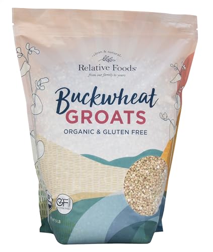Relative Foods Organic Buckwheat Groats, Gluten-Free, 5 lb