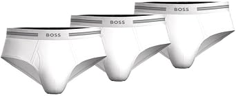BOSS Mens Classic Cotton Briefs 3 Pack