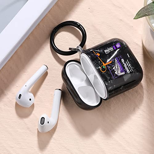 Ejmm For Airpods 2Nd Generation Case, Special Desinge Hot Off Sport Patten Airpods Case Cover Compatible Airpods 1St And 2Nd Generation For Men Women,Black Shell Purple Shoes #TOP5