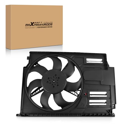 Image of maXpeedingrods Engine Radiator Cooling Fan Assembly for MINI Cooper 2014-2019, 17428645861 17428569240 17427617609