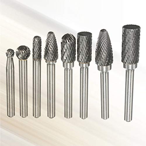 Yardwe 8 in 1 punte per router di fresatura in