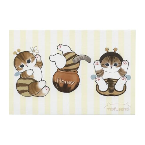 菅狐ページ ポストカード 動物とお花のポストカード＜キツネ×すすき＞【原画は切り絵