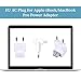 Interchange AC Adapter Power Plug - Apple Compatible Adapters for iBook MacBook Pro Replacement L-Tip Connector Fast Charger for Cable Mac Book Battery Power Supply Laptop Accessories