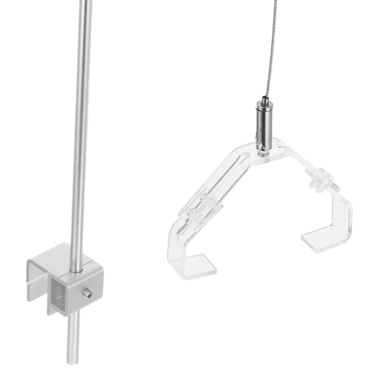 4 Stück Halterung für Aquariumlampe mit Verstellbarer Höhe