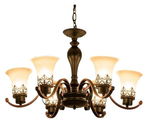 Lustre de style vintage réglable pour corriger l'éclairage de cuisine