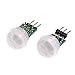 Oiyagai 2pcs AM312 Mini Pyroelectric PIR Sensor Module Manual Motion Infrared IR Detector SR301