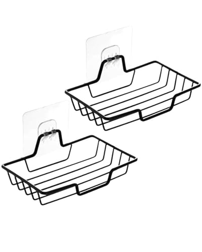 Reviews de Jabonera para Regadera favoritos de las personas. 46 JIAQCN 2 Piezas Jaboneras para Baño, Porta Jabón, Adecuado para Regadera, Cocina, Caravana, Lavandería O Trastero