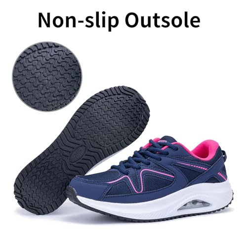 Image of Autper Plantar Fasciitis Shoes Women Walking Arch Support Tennis Casual Athletic Nurse Orthotic Sneakers for Foot Pain Relief