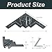 YOUNEEDFUL 1/200 Scale B-2 Spirit Military Aircraft Quick Build Model，B2 Bomber Model Gift for Military Enthusiasts and Fans