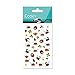 Maildor CY094C - Un sachet de gommettes 3D Cooky 1 planche 7,5x12cm, Trèfles et coccinelles (40 stickers)