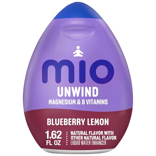 mio Unwind Blueberry Lemon Liquid Water Enhancer with Magnesium & B Vitamins, 1.62 fl oz Bottle