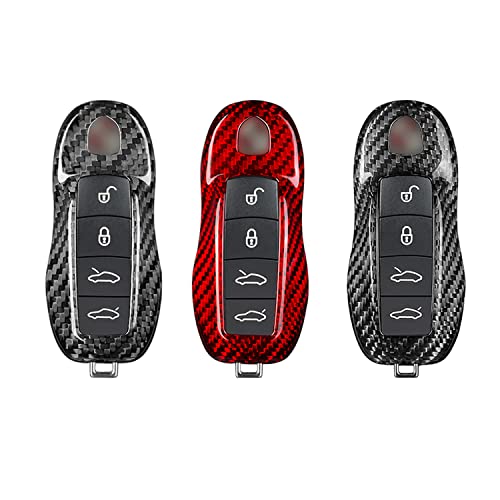Coque de clé en fibre de carbone chic pour sublimer votre quotidien en Porsche Boxster