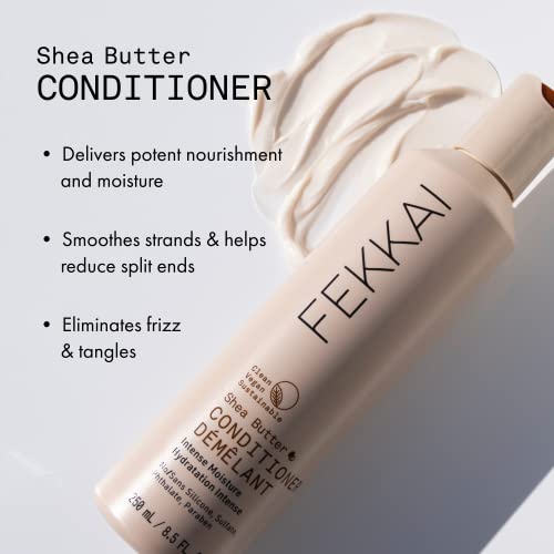 Fekkai Shea Butter Intense Moisture Conditioner - 8.5 Oz - Provides Extreme Hydration, Tames Frizz & Repairs Split Ends - Salon Grade, Ewg Compliant, Vegan & Cruelty Free #TOP1