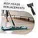 Ciieeo 2pcs Stainless Steel Mop Pole Adapter Reusable Clamp Mop Clamp for Broom Rods Clip