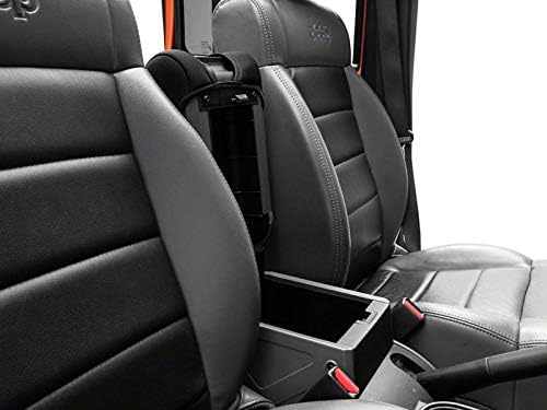 Redrock 4x4 Neoprene Center Console Cover; Black Compatible with 11-18 Jeep Wrangler JK