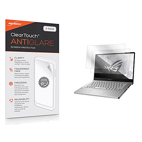 Screen Protector for ASUS ROG Zephyrus G14 (Screen Protector by BoxWave) - ClearTouch Anti-Glare (2-Pack), Anti-Fingerprint Matte Film Skin