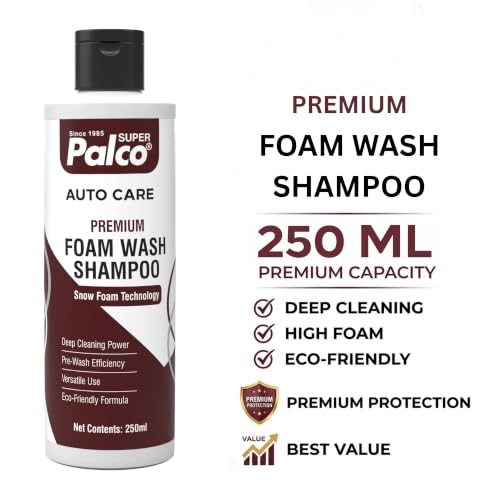 Image of PALCO Premium Foam Wash Car Shampoo 250ml, pH Neutral Snow Foam Shampoo