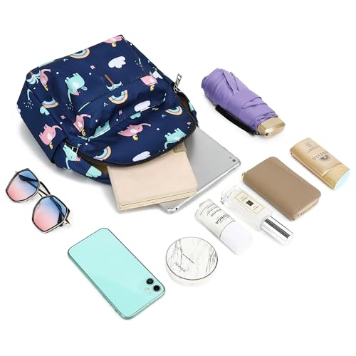 Image of Elephant Mini Backpack Women Girls, Small Backpack Purse for Adults Teens Kids School Travel (Blue)
