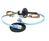 SENRING Slip Ring Factory Outlets 1 Channel Gigabit and 2 Wires 5A Power Rotary Joint for Robot or CCTV systerm(1 Channel Gigabit, 2 Wires 5A)