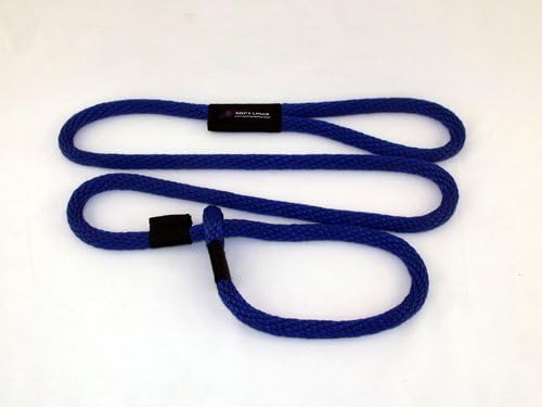 Soft Lines P20808ROYALBLUE Dog Slip Leash 0.5 in. Diameter by 8 Ft. - Royal Blue