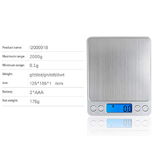 Báscula Digital Compacta para Joyería, Precisión 3000g/1g miniatura 4