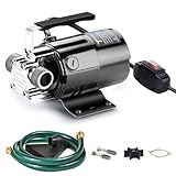 Trupow 1/10HP 330GPH 115-Volt Mini Portable Electric Utility Sump Transfer Water Pump with ON/OFF Switch and Water Hose Kit