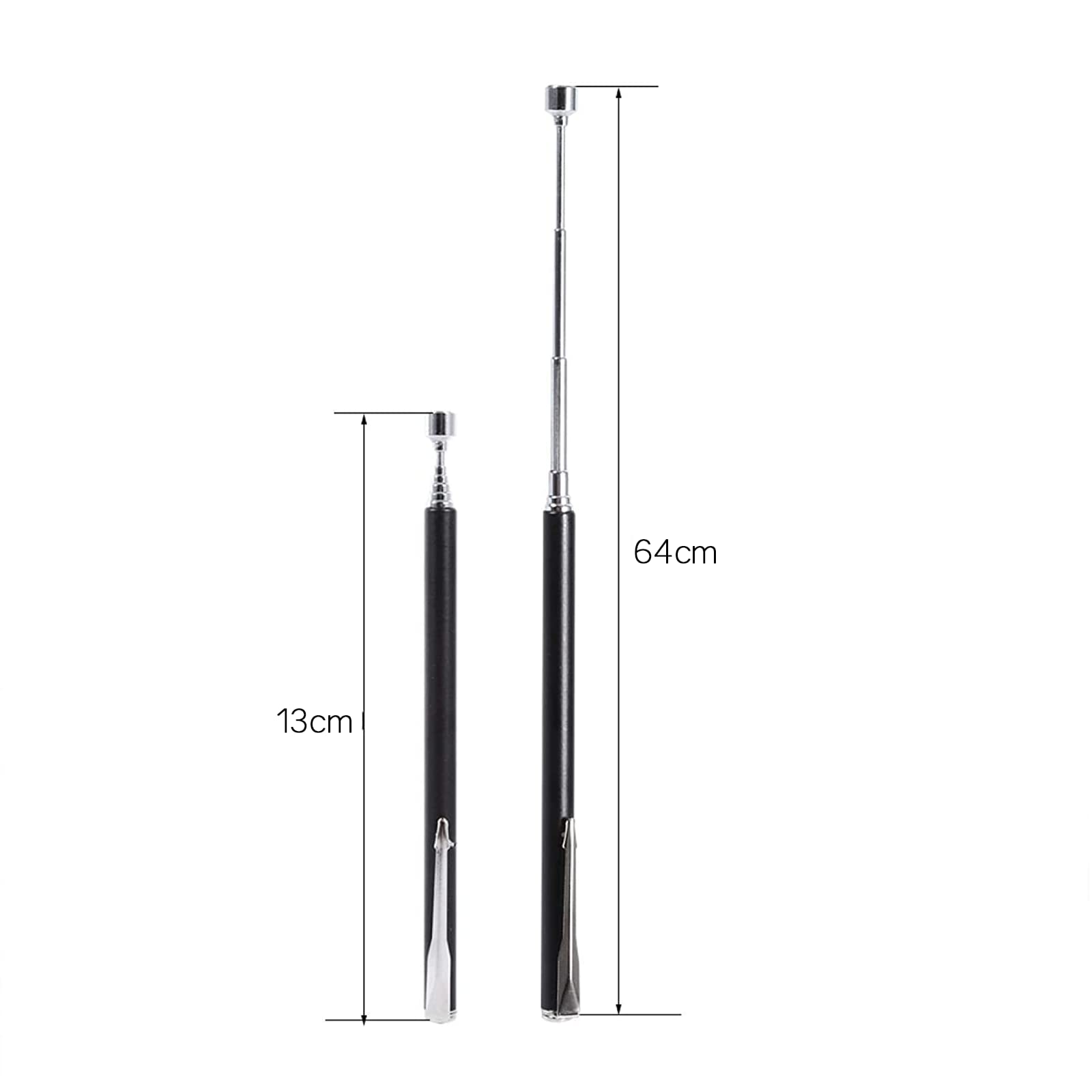 Magnet Pick Up Tool, Preciva Magnet Teleskopstab Bis Zu 15,8kg(35lb