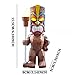 Resin Solar Totem, LED Crafts for Porch Lawn Trail, LED Decoration (Angry)