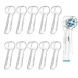 【Cantidad suficiente】: Recibirá 10 fundas protectoras para sus cabezales de cepillo de dientes de repuesto (solo venda fundas que no incluyen cabezales de cepillo de repuesto), suficientes para su uso diario y reemplazo; Las tapas se adaptan a la mayoría de los cabezales de cepillo redondos de repuesto