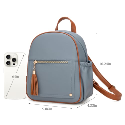 Image of Montana West Mini Backpack Purse for Women Anti Theft Backpacks with Secured Zipper and Tassel