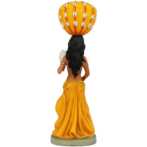 Estatua Orisha Oshun con Calabaza Alcancía 12" miniatura 4