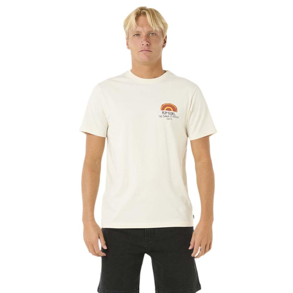 Rip Curl Men's Keep On Trucking Tee T Shirt Top Bone Size XL