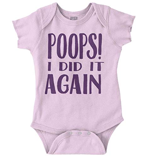 Brisco Brands Poop I Did It Again Pop Culture Music Gift Romper Bodysuit