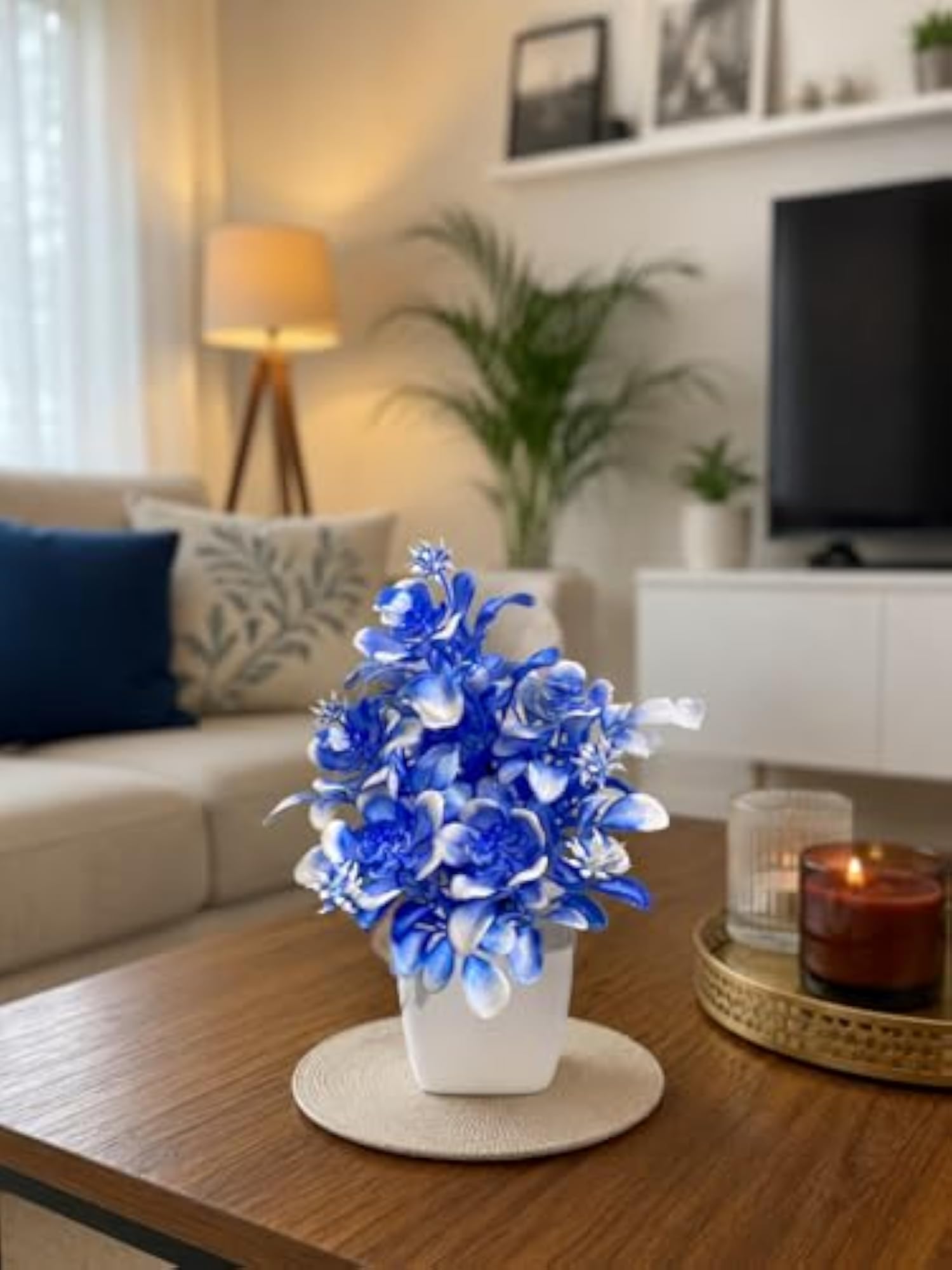 Artificial Flower Pot with Beautiful Flowers